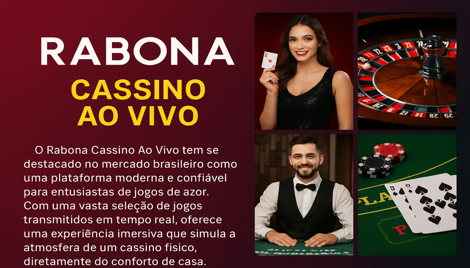 O RABONA Live Casino lança promoções regularmente
