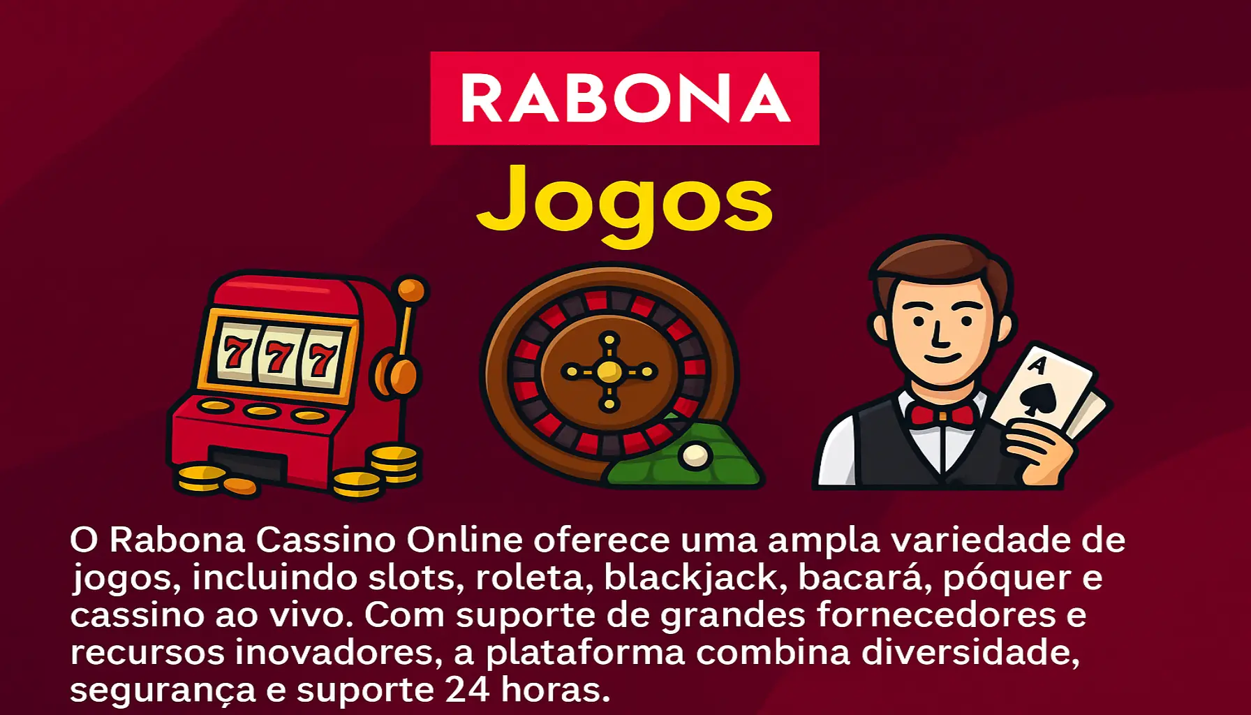 Jogos de cassino online RABONA